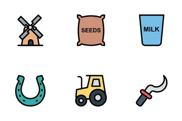 Agriculture And Farming And Gardening Icon Pack