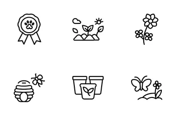 L'agriculture biologique Pack d'Icônes