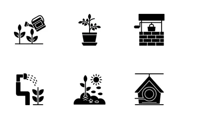 Agriculture et jardinage Icon Pack