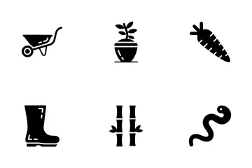 Agriculture, Farming And Gardening Icon Pack