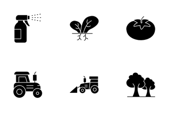 Agriculture Farming And Gardening Vol 2 Icon Pack