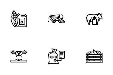 Agriculture Farmland Business Icon Pack