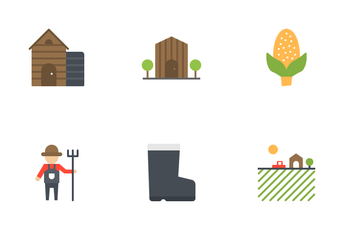 Agriculture Flat Icon Pack
