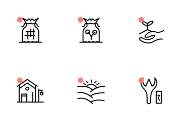 Agriculture Life Icon Pack