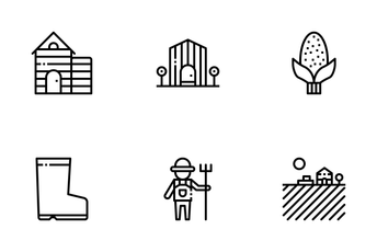 Agriculture Outline Icon Pack