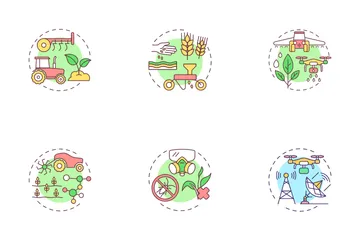 Agriculture Technology Icon Pack