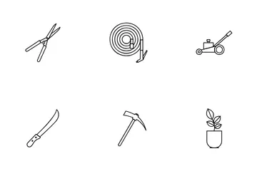 Agriculture Tools Icon Pack