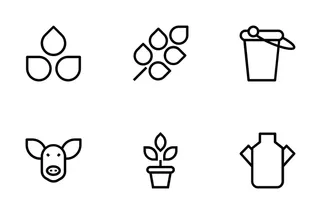 Agriculture Vector Icons