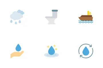 Agua Paquete de Iconos