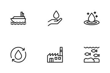 Agua Paquete de Iconos