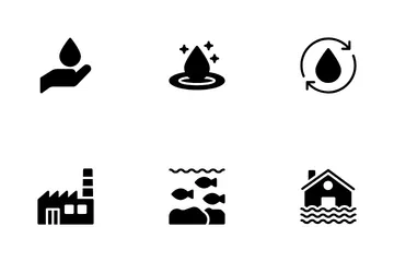 Agua Paquete de Iconos