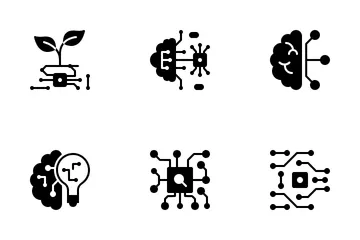 Ai Artificial Intelligence Icon Pack