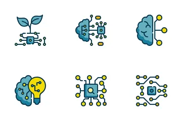 Ai Artificial Intelligence Icon Pack