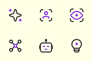 AI - Artificial Intelligence Icon Pack