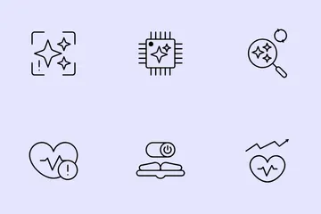 AI Diagnosis Icon Pack