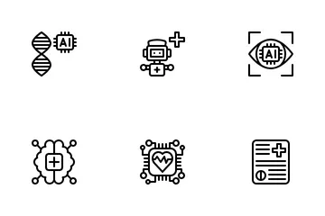 AI In Healthcare Icon Pack