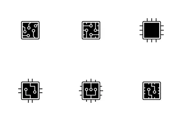Microchip ai Pacote de Ícones