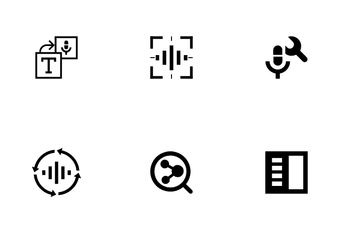 AI Recognition Set Icon Pack