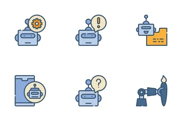 Ai Robot Technology Icon Pack
