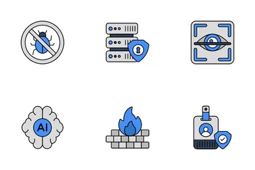 Ai Security And Security Icon Pack