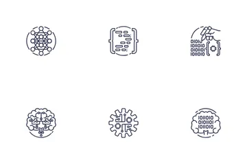 Tecnologia de IA Pacote de Ícones