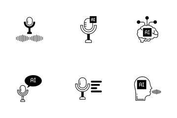 AI Voice Icon Pack