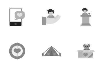 Aide humanitaire Icon Pack