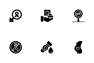 Aids And HIV Icon Pack