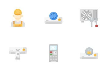 Air Conditioner Flaticon Icon Pack