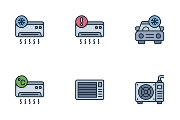 Air Conditioner Icon Pack