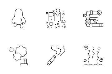 Air Pollution 1 Icon Pack