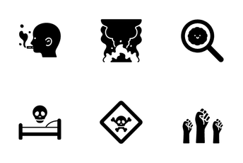Air Pollution Icon Pack