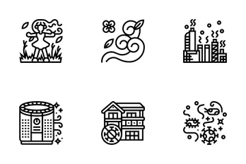 Air Pollution Icon Pack