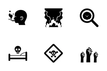 Air Pollution Icon Pack