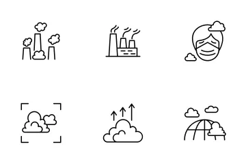 Air Pollution Icon Pack