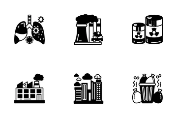 Air Pollution Icon Pack