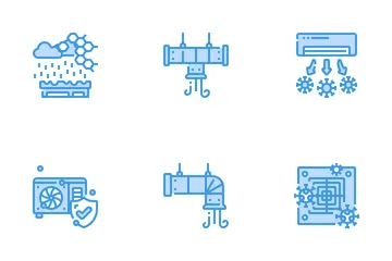 Air Pollutions Icon Pack