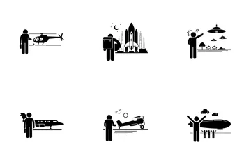 Air Transportation Icon Pack