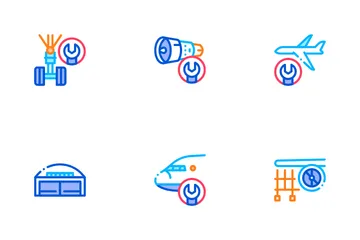 Aircraft Repair Tool Icon Pack