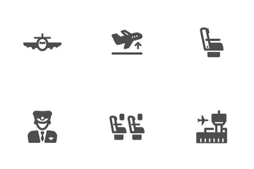Airplane & Airport Icon Pack