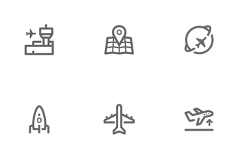 Airplane & Airport Icon Pack
