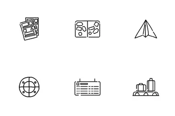 Airplane Stuff Icon Pack