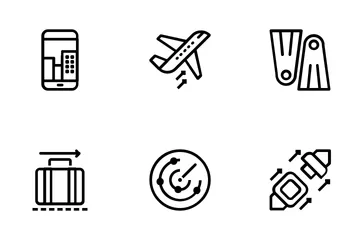 Airport And Travel  Icon Pack