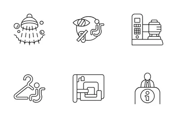 Airport Facilities And Services Icon Pack