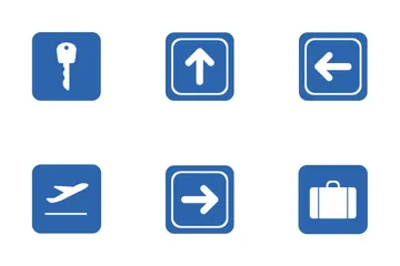 Airport Navigation Labels  Icon Pack