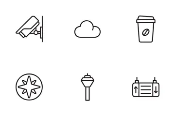 Airport Symbols Icon Pack