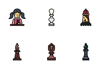 Ajedrez Paquete de Iconos