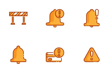 Alarmwarnung Symbolpack