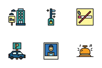 Albergue Paquete de Iconos
