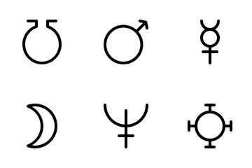 Alchemie-Symbol Symbolpack
